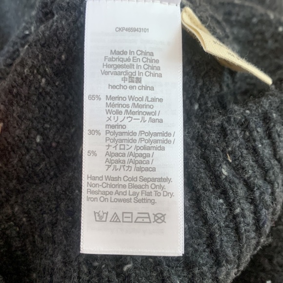 New Madewell Wool & Alpaca Crewneck Sweater in size Medium - Picture 8 of 8